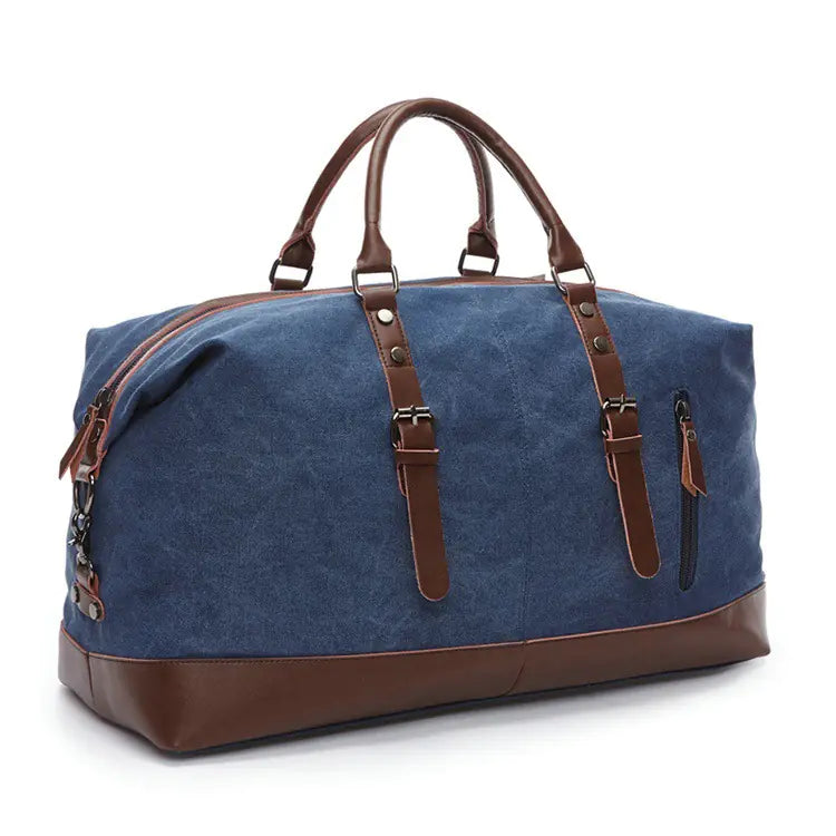 Retro Large Capacity Canvas Travel Bag for Men & Women