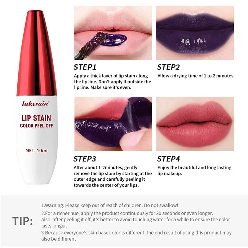 Waterproof Lip Stain(Peel off)