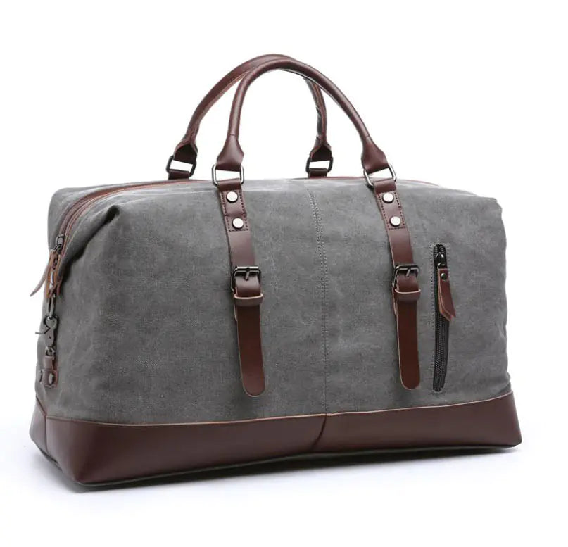 Retro Large Capacity Canvas Travel Bag for Men & Women
