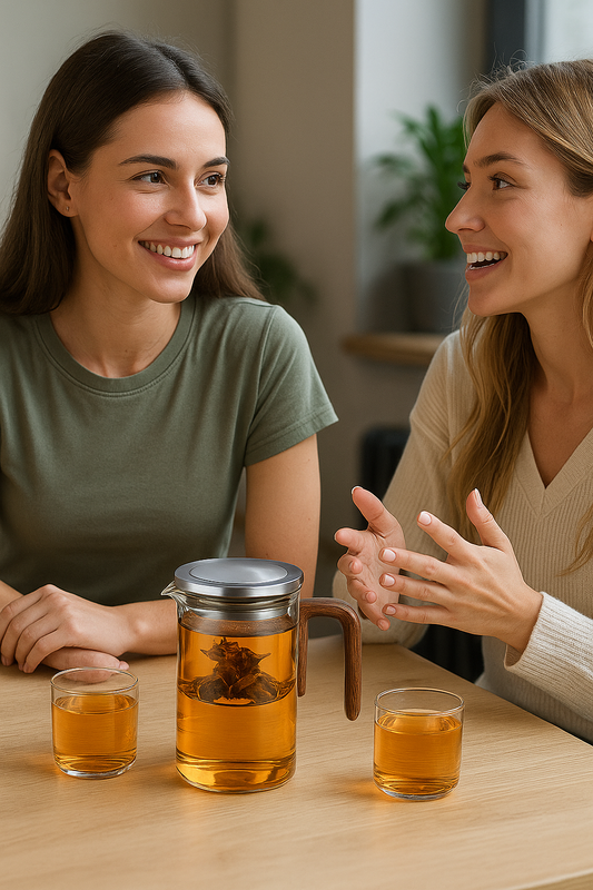 Magnetic Glass Teapot with Filter