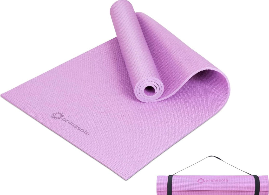Yoga Mat with Carry Strap for Yoga Pilates Fitness and Floor Workout at Home and Gym Non-Slip 9 Colors